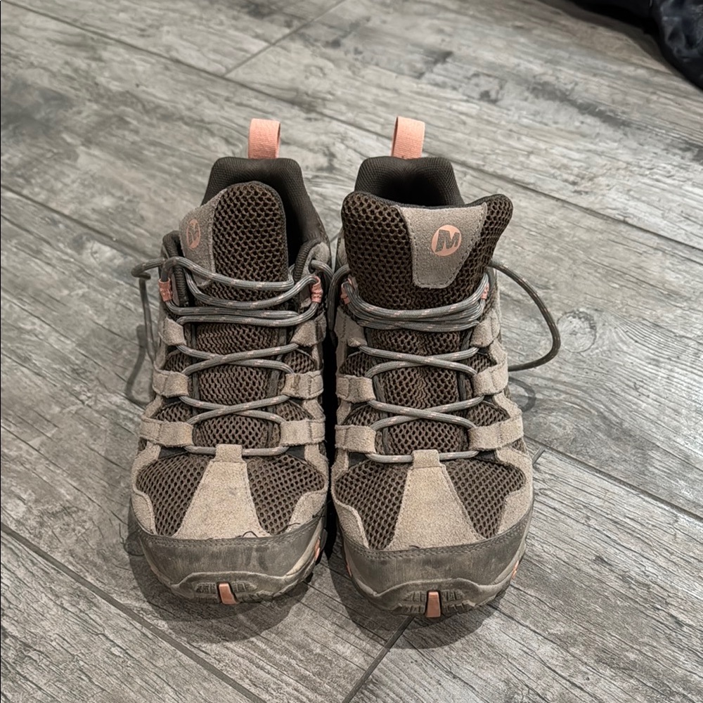 Merrell Women's Hiking Shoes - Brown and Pink